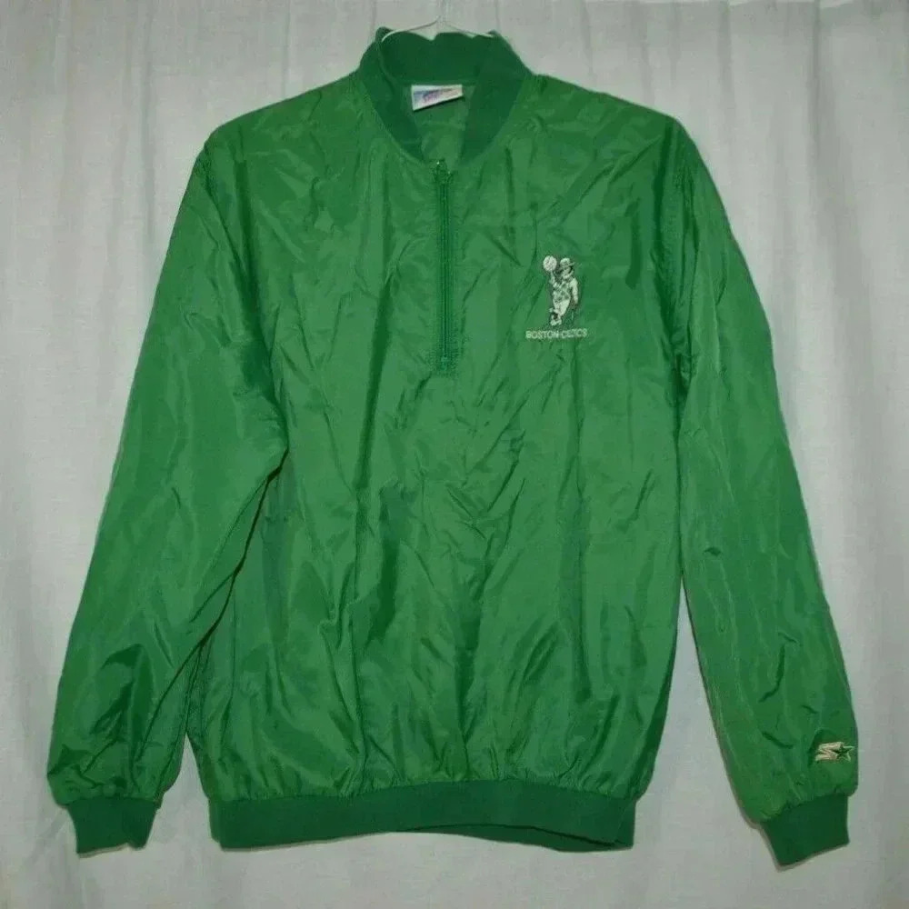 Boston Celtics 1980s NBA Green Starter Jacket